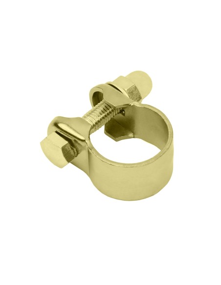 Steel Seatpost Clamp Outer Diameter 28.6mm Gold.